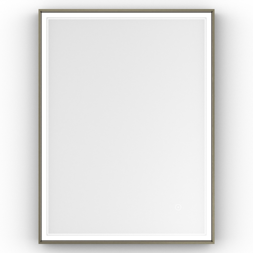 Front facing cut out image of the Origins Living Astoria 600mm x 800mm Brushed Bronze Mirror B008387