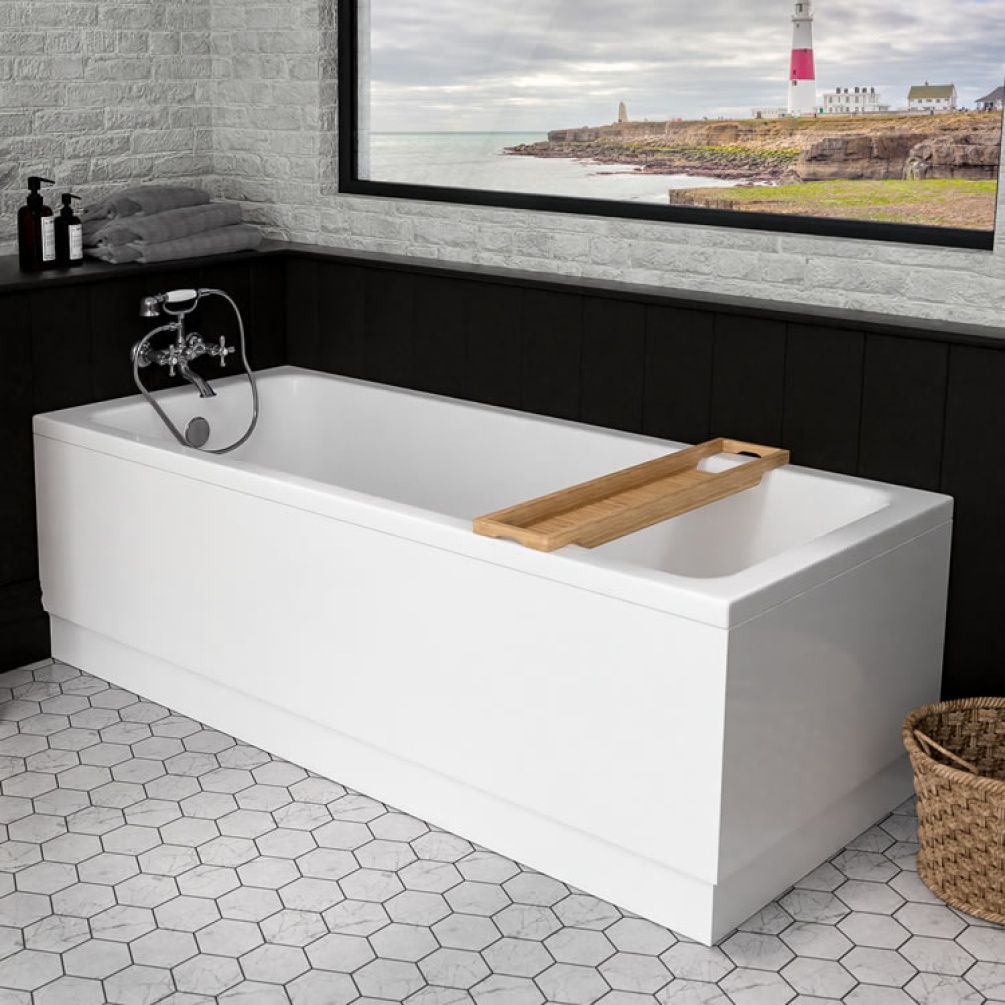 Eastbrook Beaufort Portland 1500 x 700mm Single Ended Bath - Lifestyle
