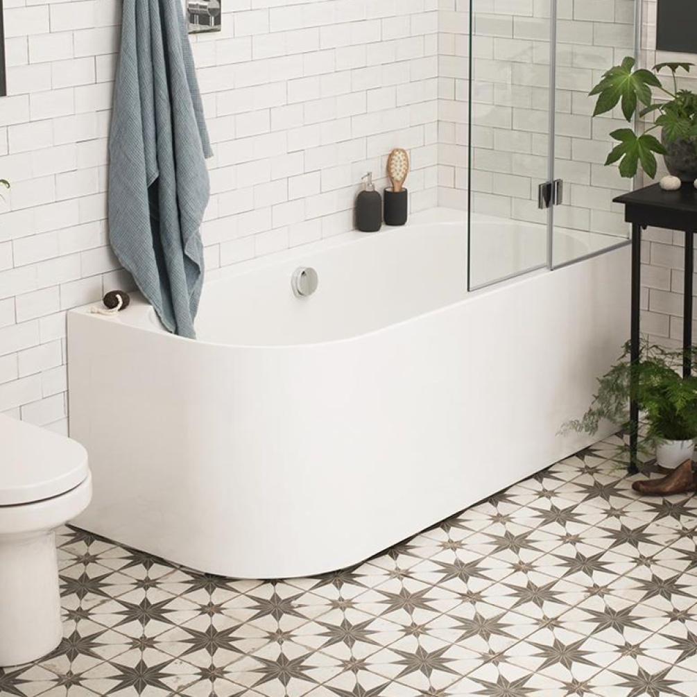 Photo of Waters Flow 1660mm Single Ended Shower Bath