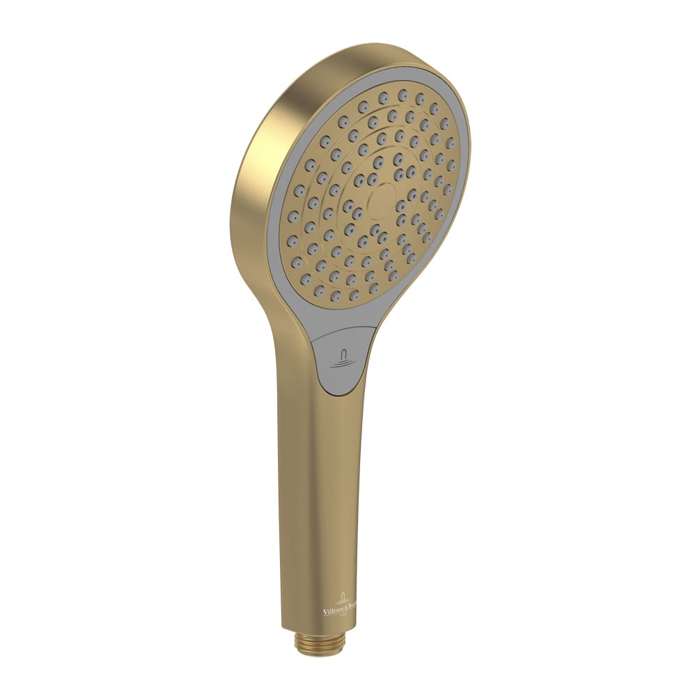 Cutout image of Villeroy & Boch Verve Brushed Gold Multifunction Shower Handset