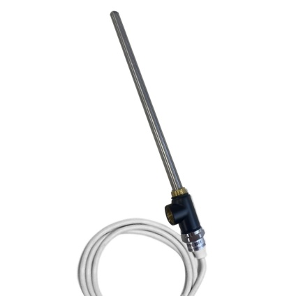 JTP 200W Matt Black Heating Element & T-Piece Cut Out