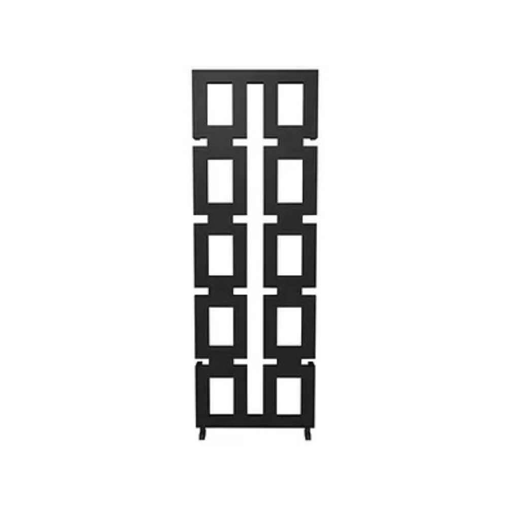 Product cut out image of the Radox Inka 1700mm x 580mm Matt Black Designer Electric Radiator