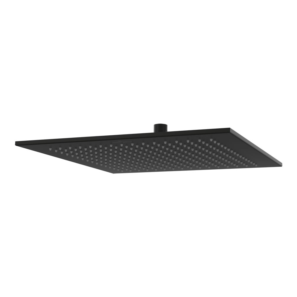 Cutout image of Villeroy & Boch Universal Matt Black 350mm Square Shower Head