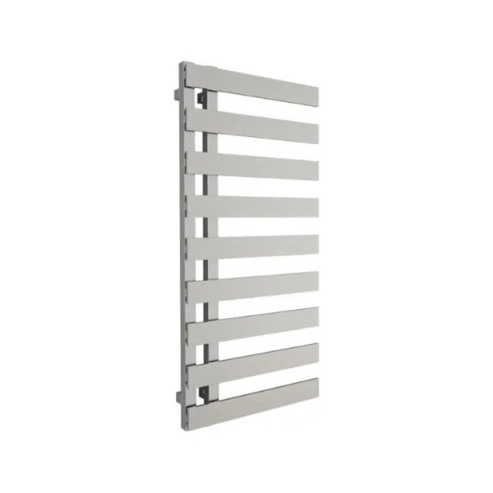 Product cut out image of the Radox Dora 1250mm x 500mm Chrome Heated Towel Rail