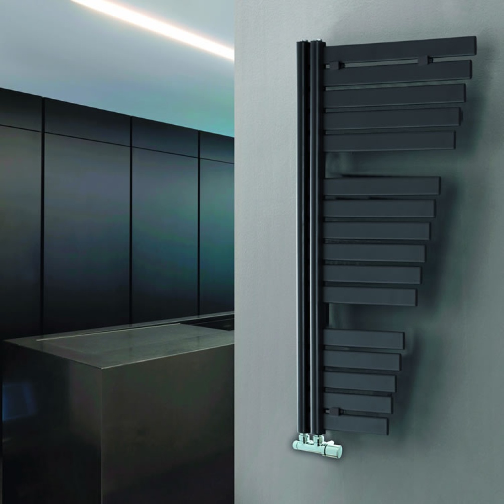 Lifestyle image of Lazzarini Randa Anthracite Towel Radiator