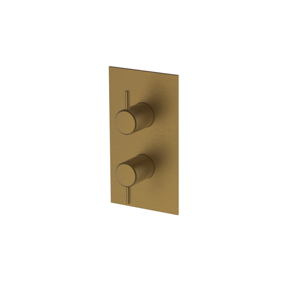 Photo of Britton Bathrooms Hoxton Brushed Brass Concealed Shower Valve