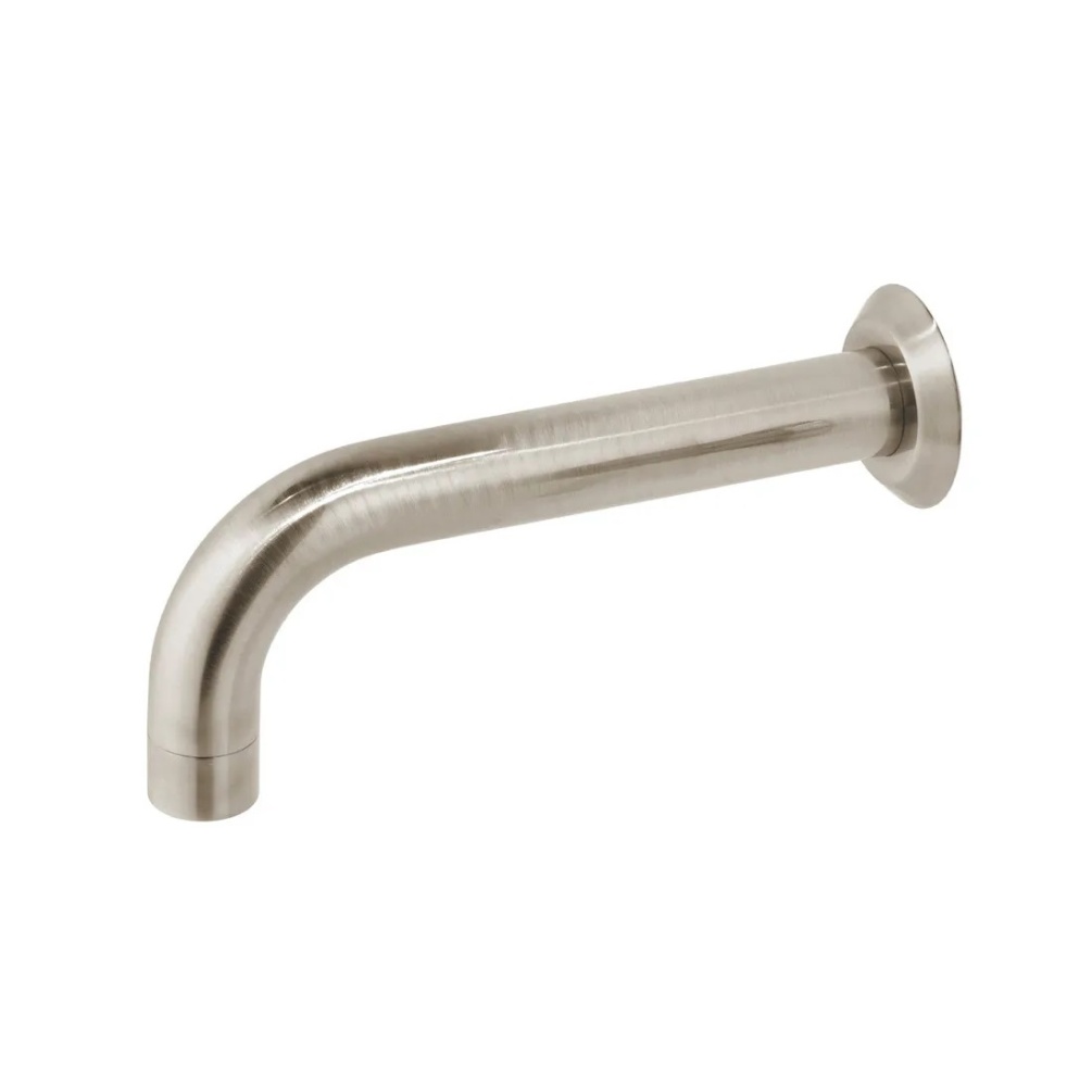 Cutout image of Vado Individual Origins Brushed Nickel Wall-Mounted Bath Spout