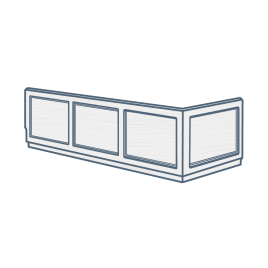 iconography image of a wooden bath panel