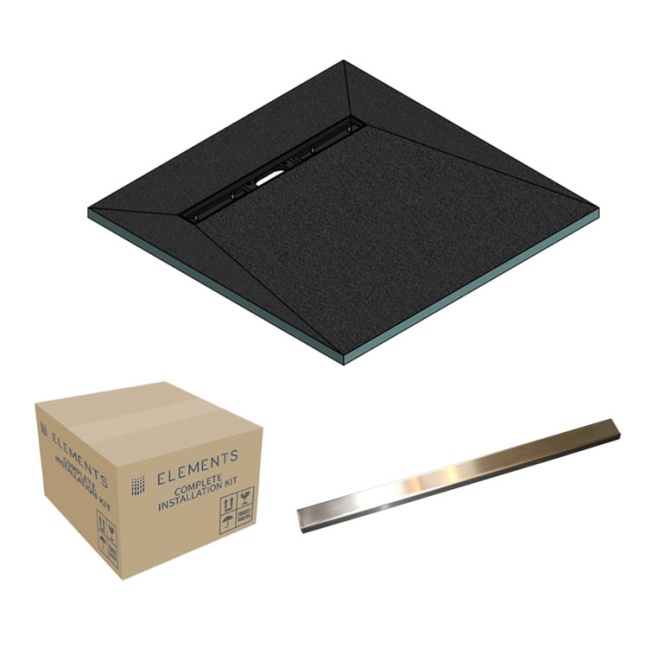 Abacus Elements 900 x 900mm Level Access 30mm Wetroom Tray Wetrooms