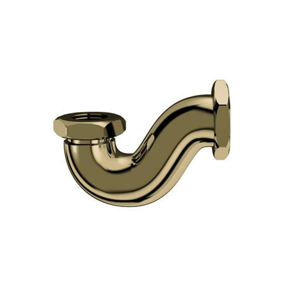 Product Cut out image of the Burlington Gold Shallow P Trap