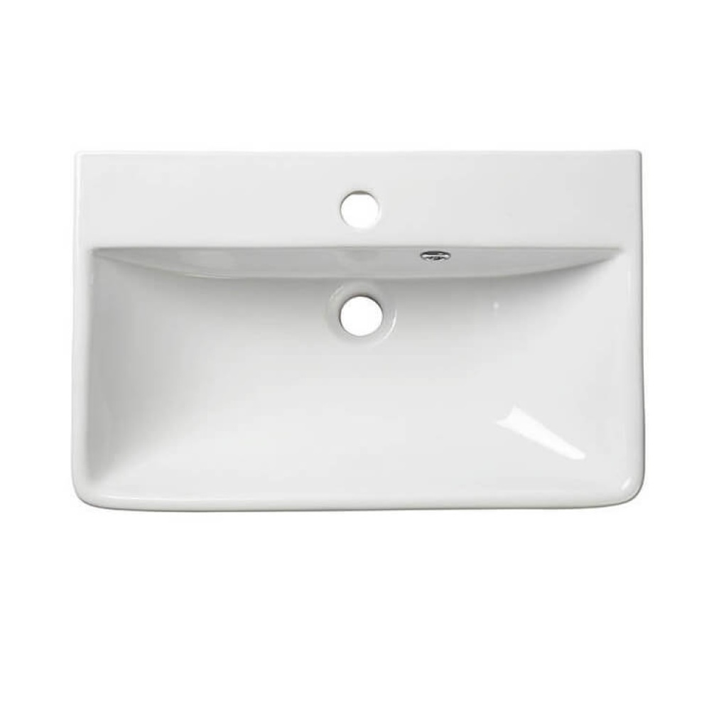 Product cut out image of the Tavistock Aerial 560mm Slim Depth Semi-Countertop Basin