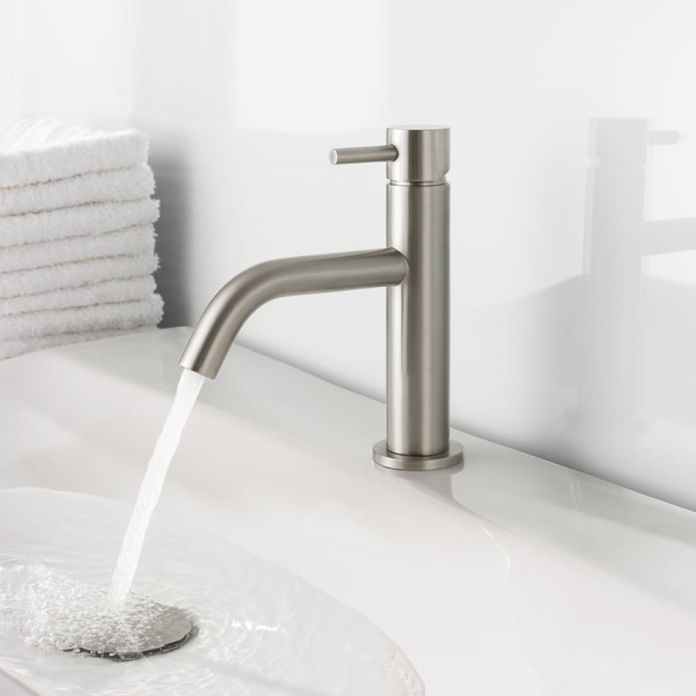 Photo of Crosswater MPRO Brushed Stainless Steel Basin Monobloc