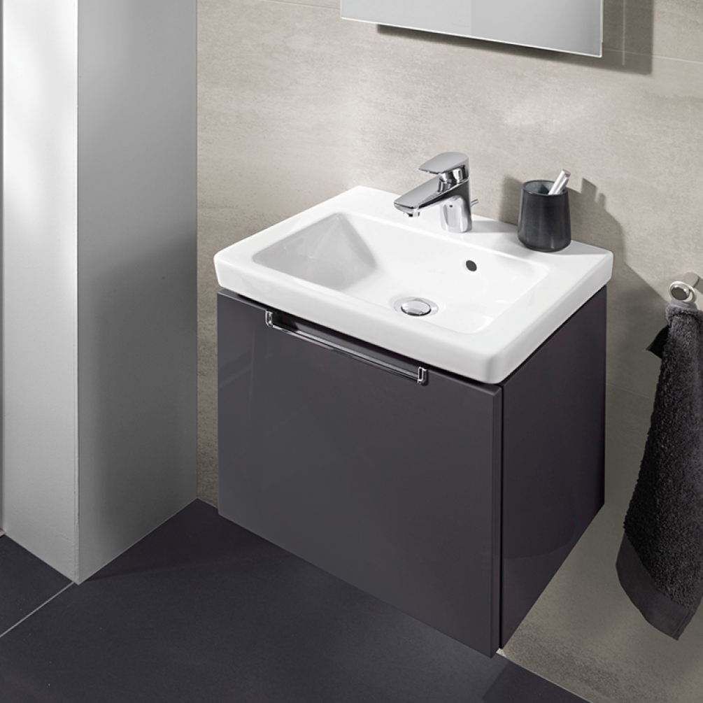 Lifestyle photo image of Villeroy and Boch Subway 2 Glossy Grey 440mm Vanity Unit A68410FP