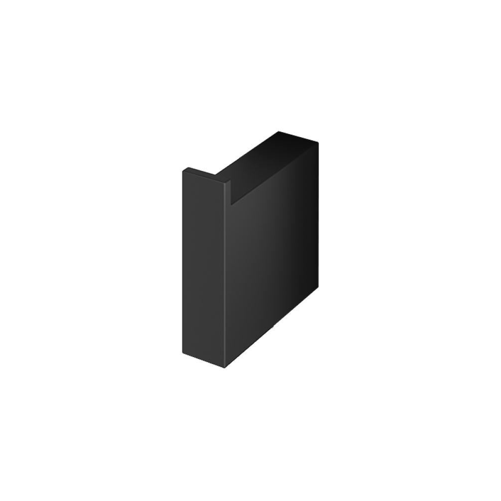 Product Cut out image of the Abacus Pure Matt Black Robe Hook