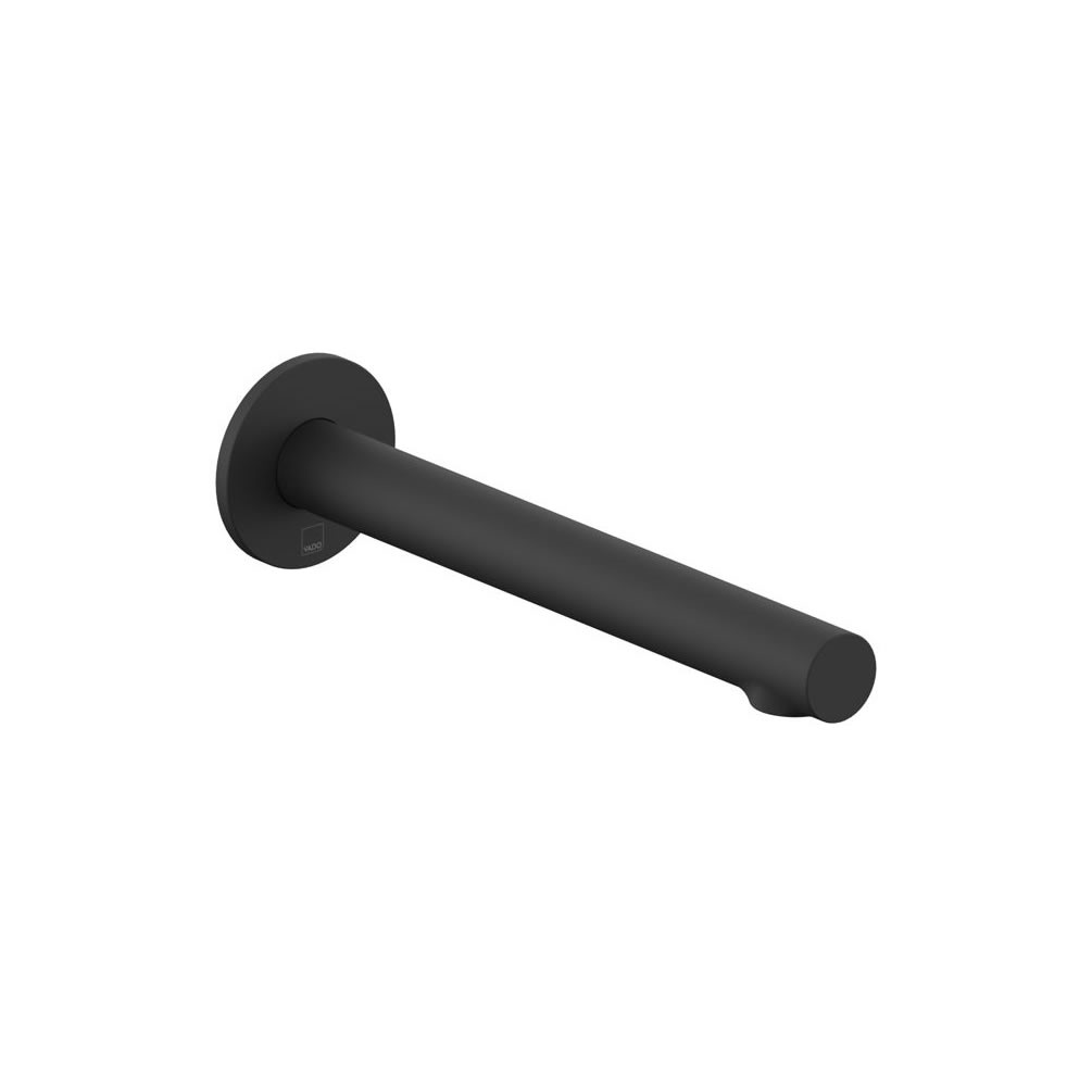 Vado Safari Matt Black Wall Mounted Bath Spout