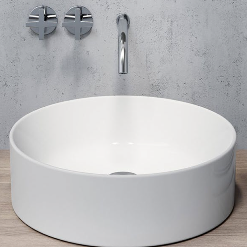 Photo of GSI Kube X 32 Round Countertop Basin - Lifestyle Image