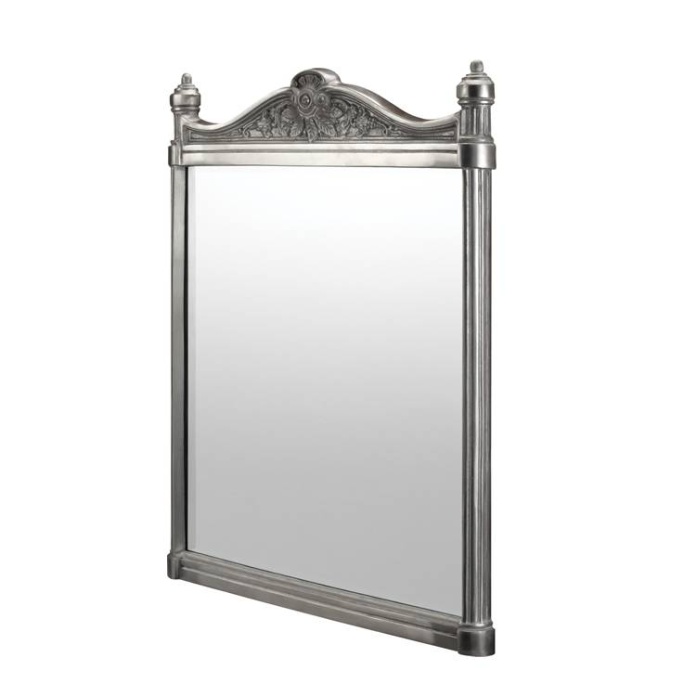 Burlington Georgian Mirror Polished Aluminium Frame