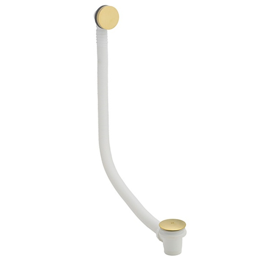 Crosswater MPRO Brushed Brass Bath Waste Sanctuary Bathrooms