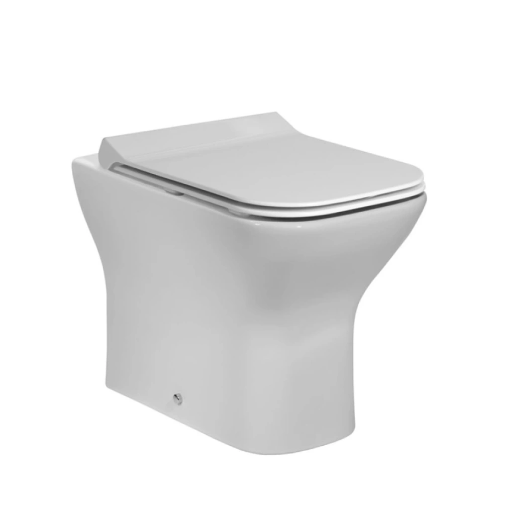 Product cut out image Tavistock Structure Back to Wall Short Projection Toilet with slim sandwich  seat
