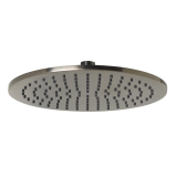 Photo of JTP Vos Brushed Black 250mm Round Shower Head Cutout