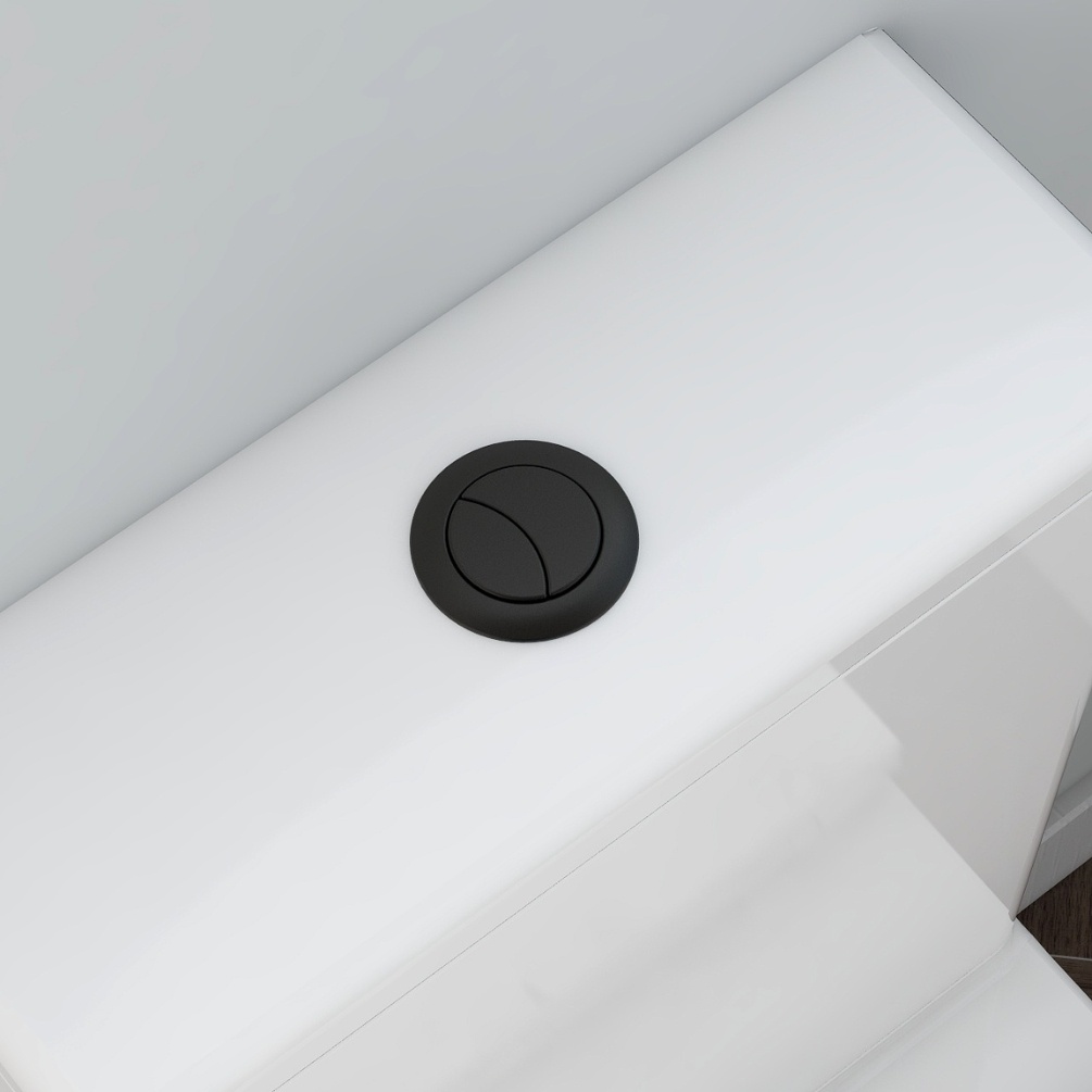 Imex Matt Black Flush Button Lifestyle