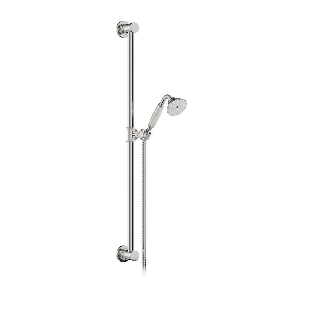Booth & Co. Axbridge Chrome Slide Rail Shower Kit