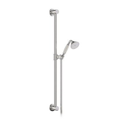 Booth & Co. Axbridge Chrome Slide Rail Shower Kit