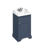 Product Cut out image of the Burlington Classic 510mm Basin & Blue Freestanding Vanity Unit