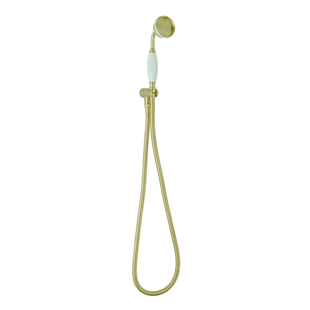 Photo of BC Designs Victrion Brushed Gold Traditional Hand Shower Kit