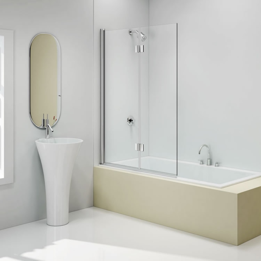 Merlyn MB13 2 Panel Folding Bath Screen