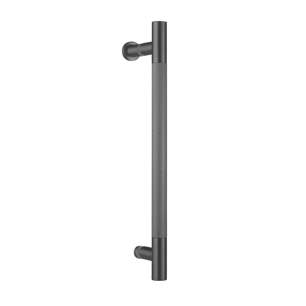 Cutout image of Crosswater Optix 10 Slate Knurled Shower Door Handle