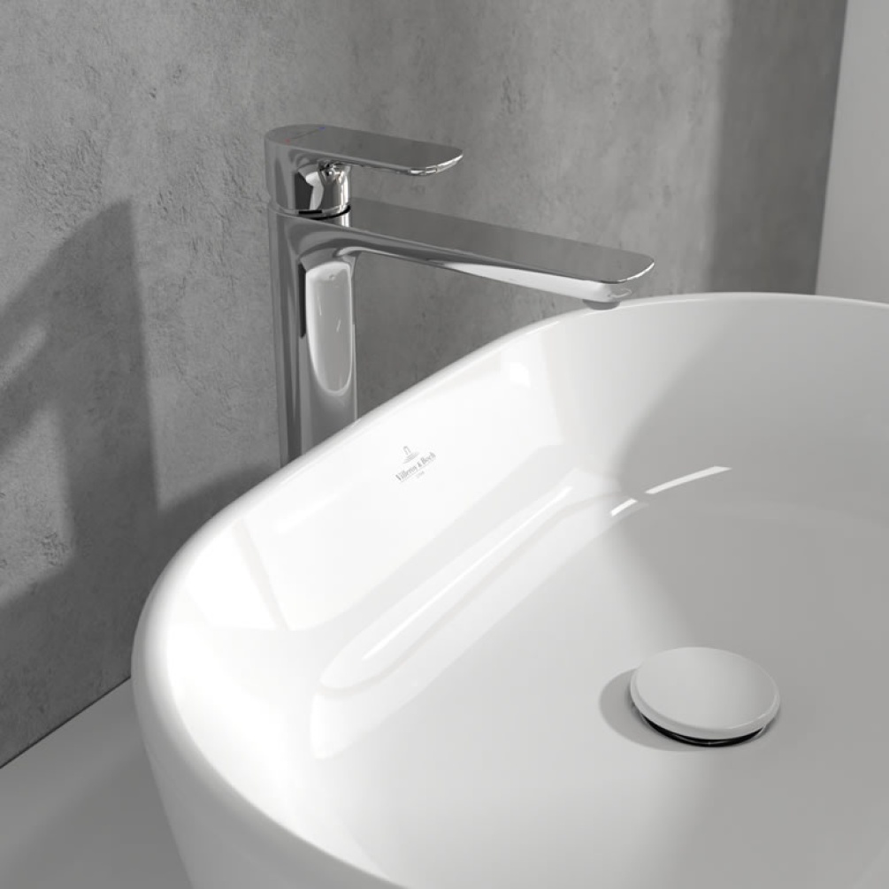 Lifestyle image of Villeroy & Boch O.Novo Tall Basin Mixer & Waste