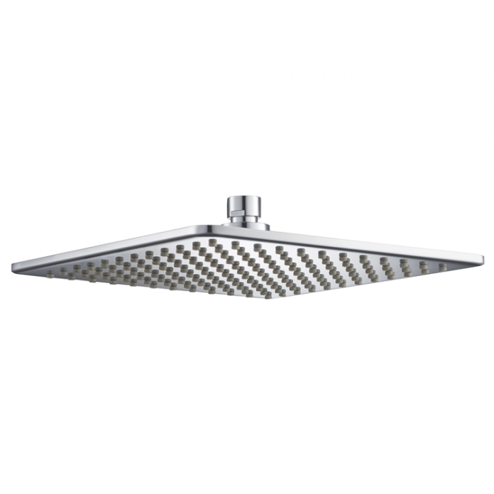 JTP Hix Chrome 250mm Square Shower Head Sanctuary Bathrooms