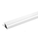 Cut out image of the Crosswater White Quadrant End Trim