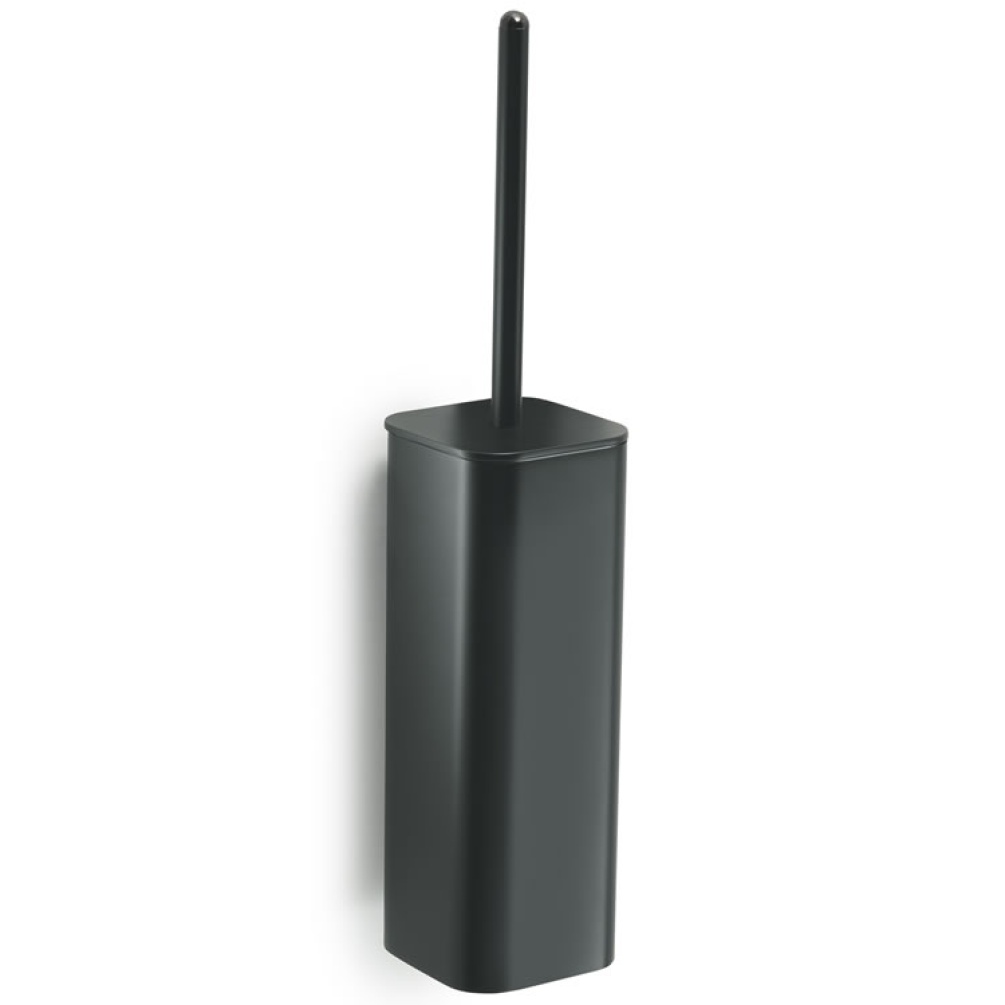 Cutout image of Origins Living Gedy Outline Wall-Mounted WC Brush Set black.