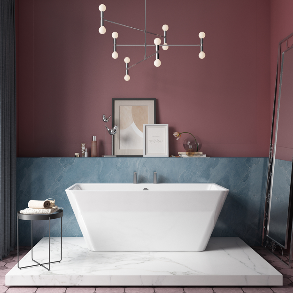 Lifestyle Photo of Charlotte Edwards Eris 1500mm Back to Wall Bath