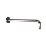 Photo of JTP Vos Brushed Black 400mm Wall Mounted Shower Arm Cutout