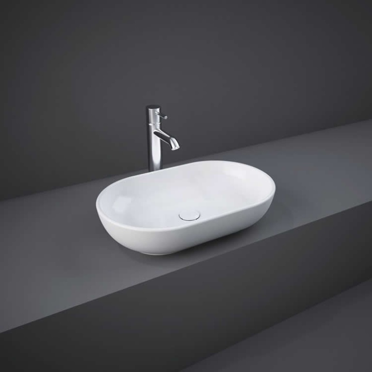 RAK Moon 550mm Oval Countertop Basin Sanctuary Bathrooms