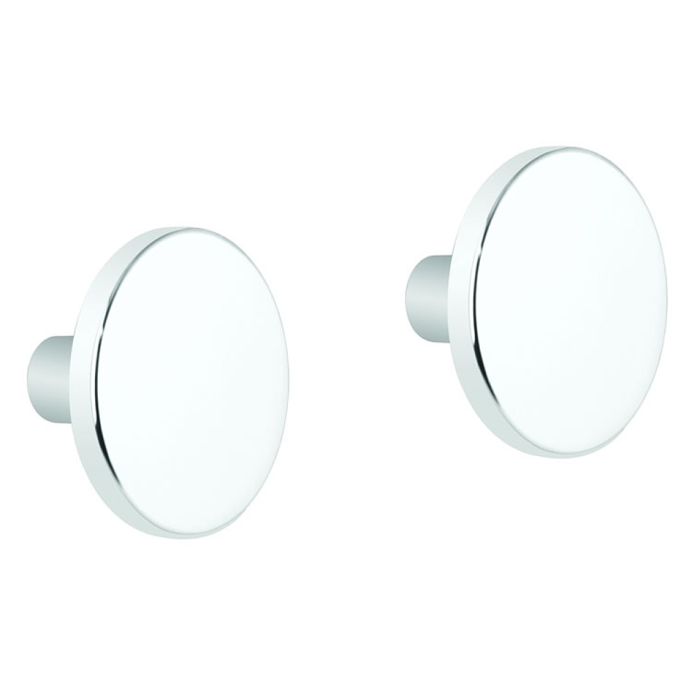 Cutout image of Crosswater Chrome Modern Round Furniture Handles