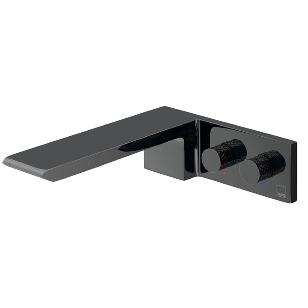 Cutout image of Vado Omika Noir Wall-Mounted Basin Mixer