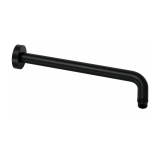 Cutout image of TED Matt Black Wall-Mounted Shower Arm