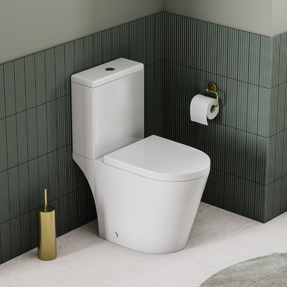 Zero Closed Coupled Open Back Toilet Lifestyle