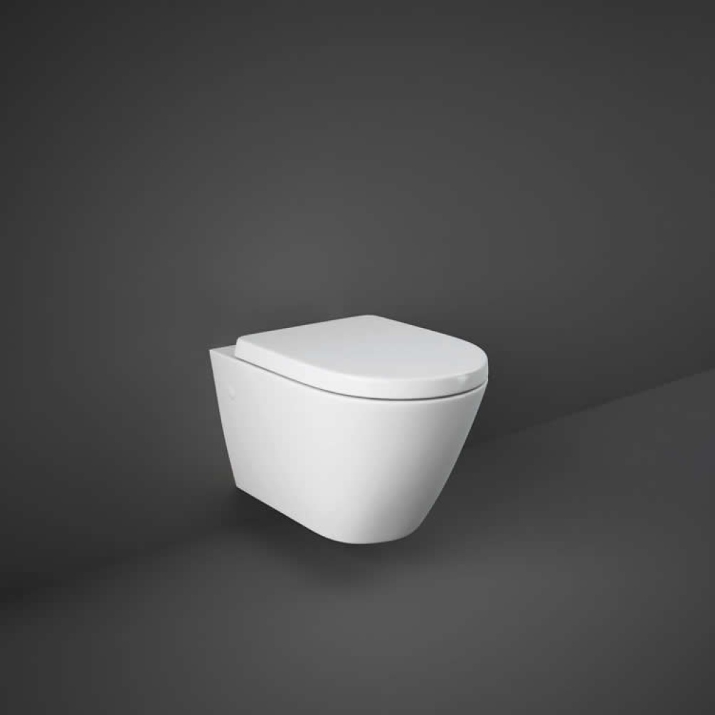 RAK Resort Wall Hung WC with Wrap Over Seat