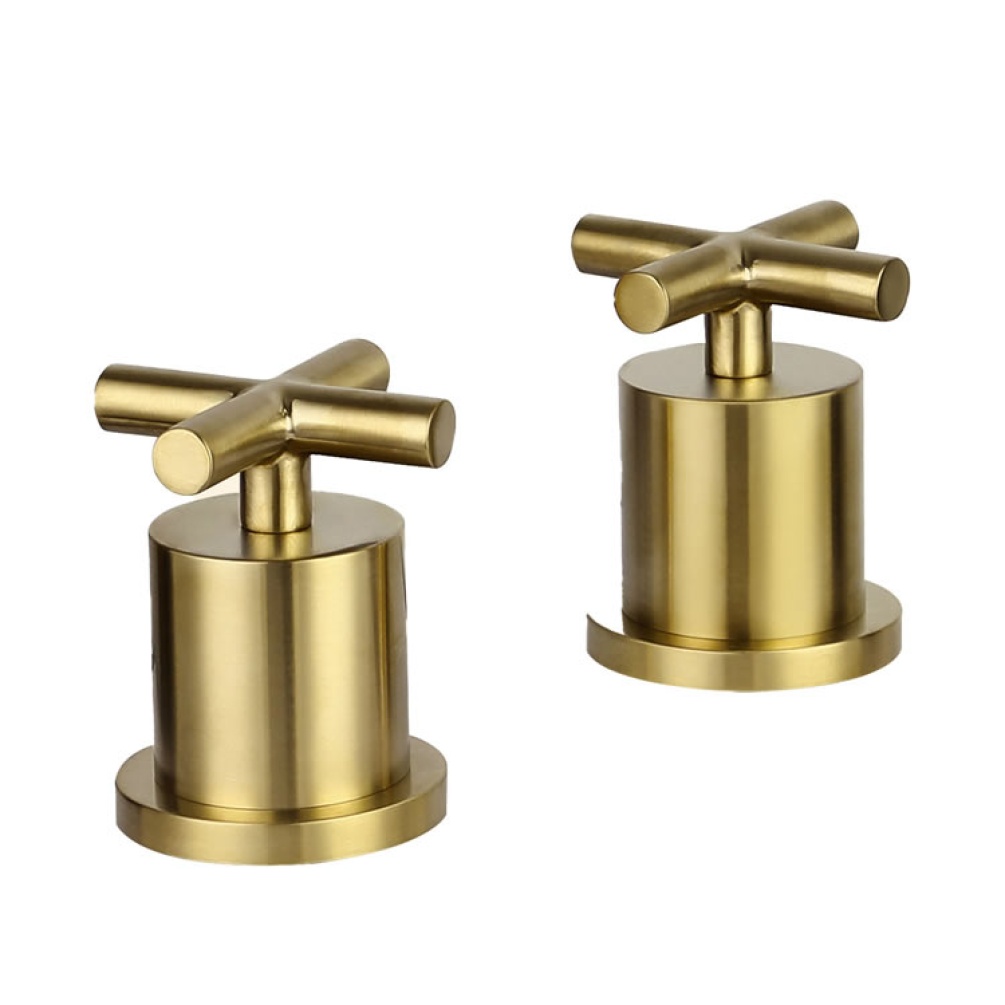 JTP Solex Brushed Brass Panel Valves