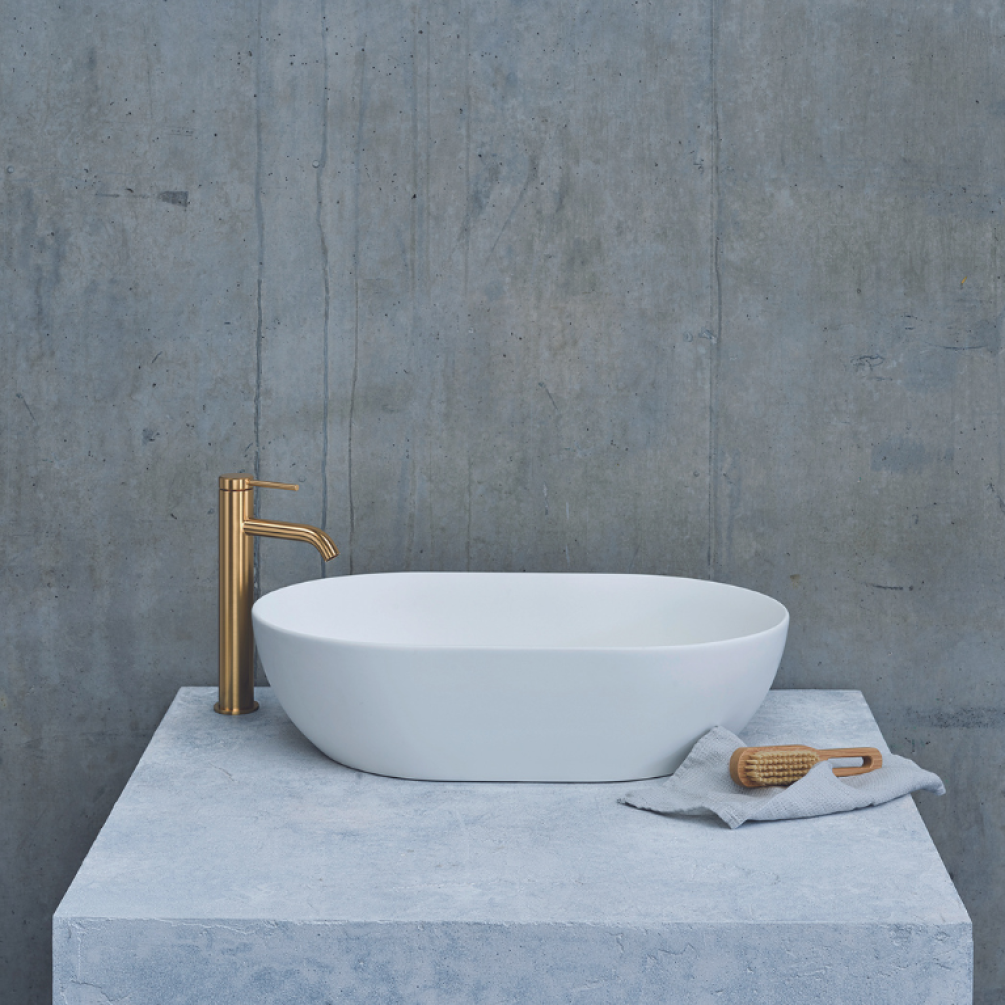 burlington formoso basin matt white finish