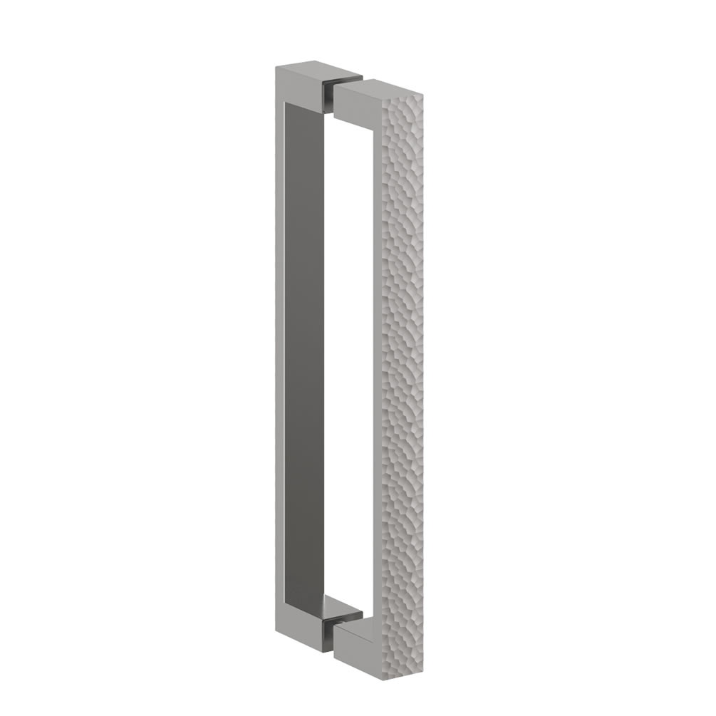 Cutout image of Crosswater Asura 8 Brushed Stainless Steel Hammered Handle