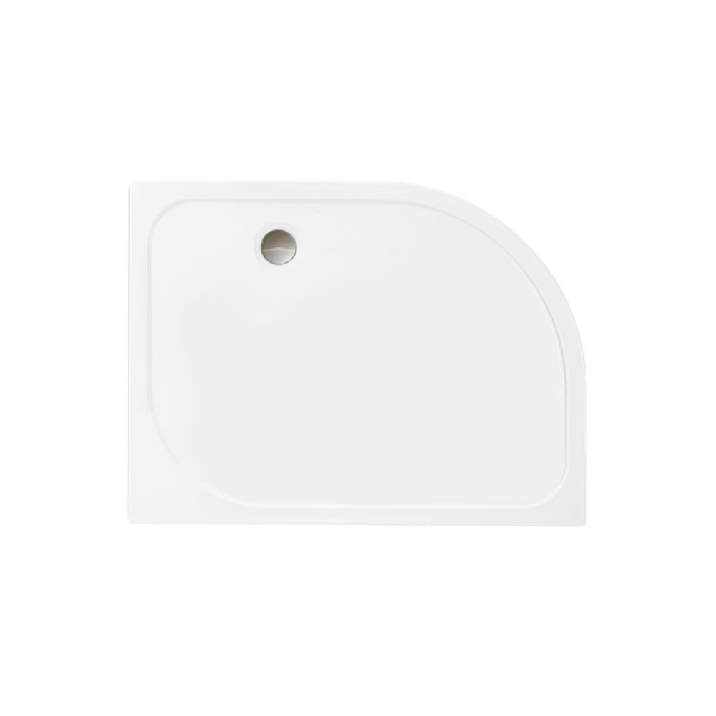 Merlyn Mstone 1000 x 800mm Offset Quadrant Shower Tray & Waste
