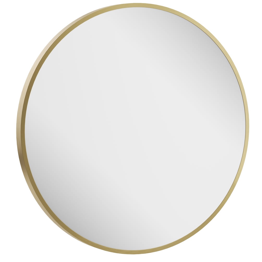 Cutout image of Crosswater Infinity 600mm Brushed Brass Mirror