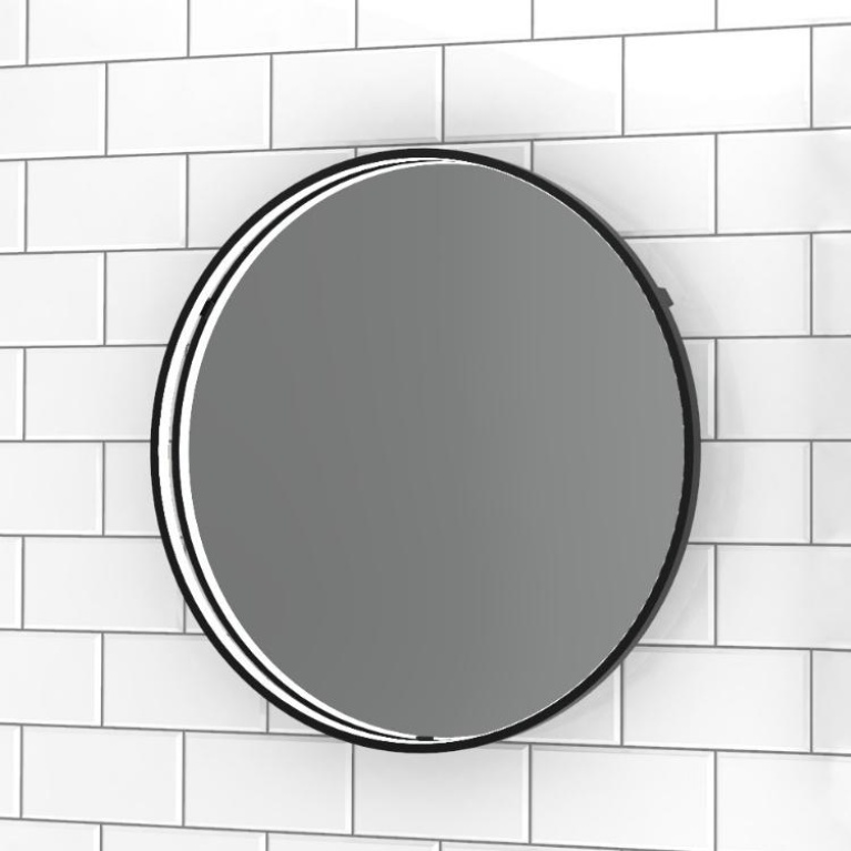Sensio Aspect Floating Round LED Mirror Sanctuary Bathroom
