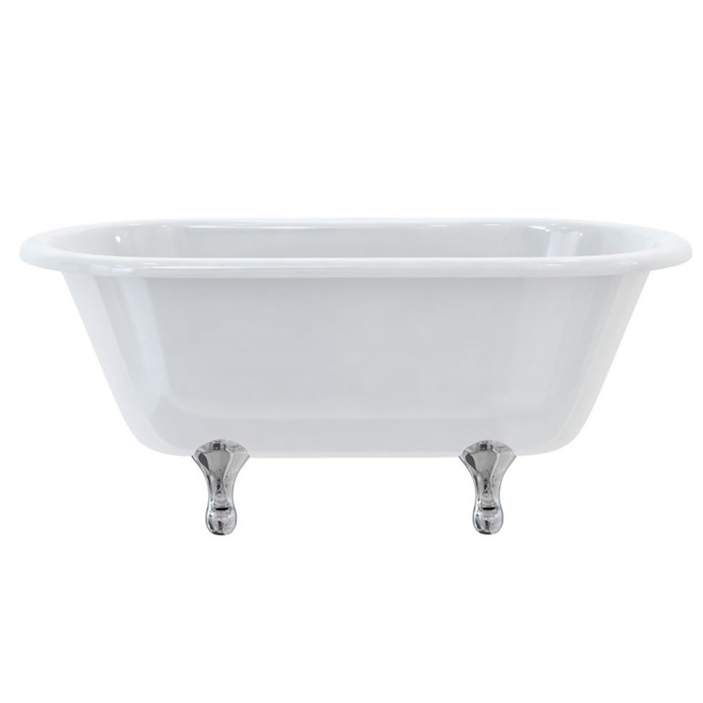 Burlington Windsor 1500mm Freestanding Bath With Chrome Classical Feet